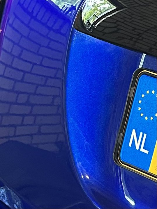 Achterklep hersteld zonder spuiten